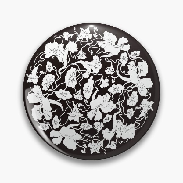 Item preview,  A Circle Made Of Gathering White Flowers, Monochrome designed and sold by Tasha-design.