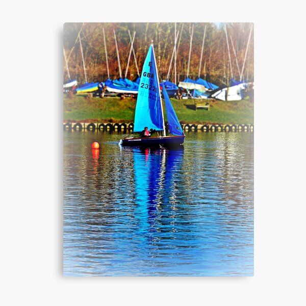 Little Bouy Blue Metal Print