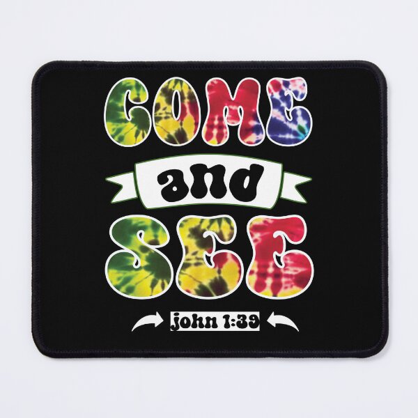 Item preview, COME AND SEE JOHN 1:39 CHRISTIAN JESUS WORDS designed and sold by ittybittyowl.