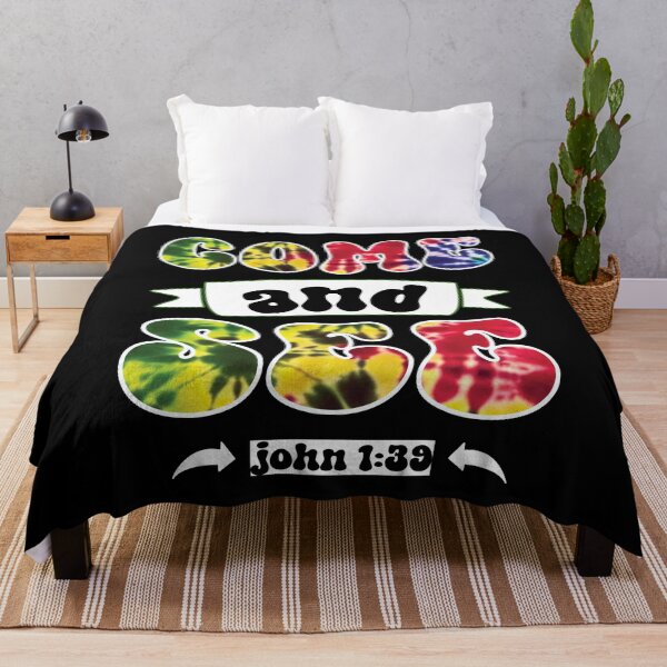 Item preview, COME AND SEE JOHN 1:39 CHRISTIAN JESUS WORDS designed and sold by ittybittyowl.