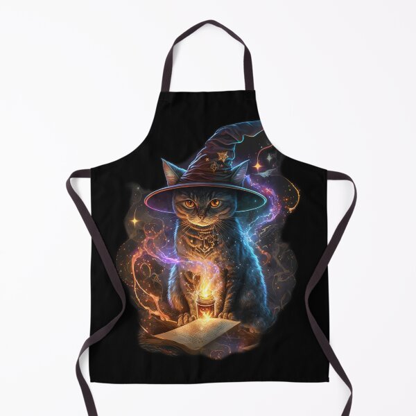 Item preview, Mystical Wizard Cat With Hat designed and sold by 9LivesCats.