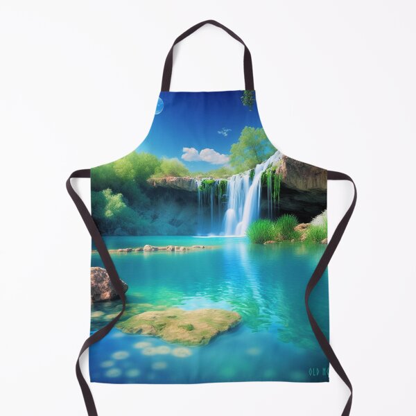 Item preview, Beautiful  Paradise Lagoon Print designed and sold by UbeeU-Pixels.