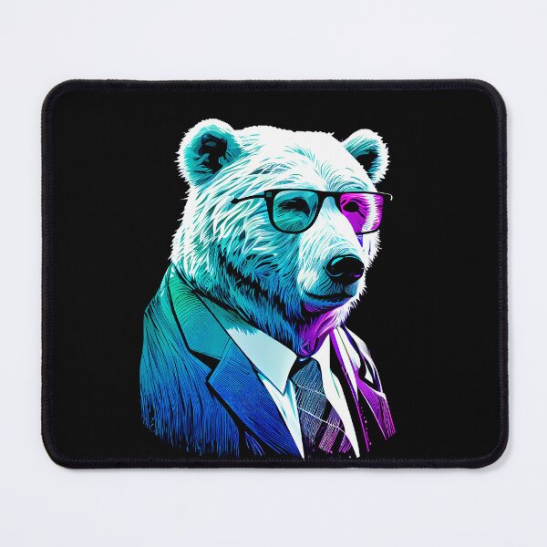 Item preview, friendly boss bear with sunglasses on designed and sold by ArtificialGenes.
