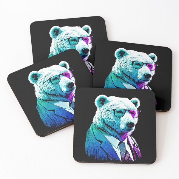Item preview, friendly boss bear with sunglasses on designed and sold by ArtificialGenes.