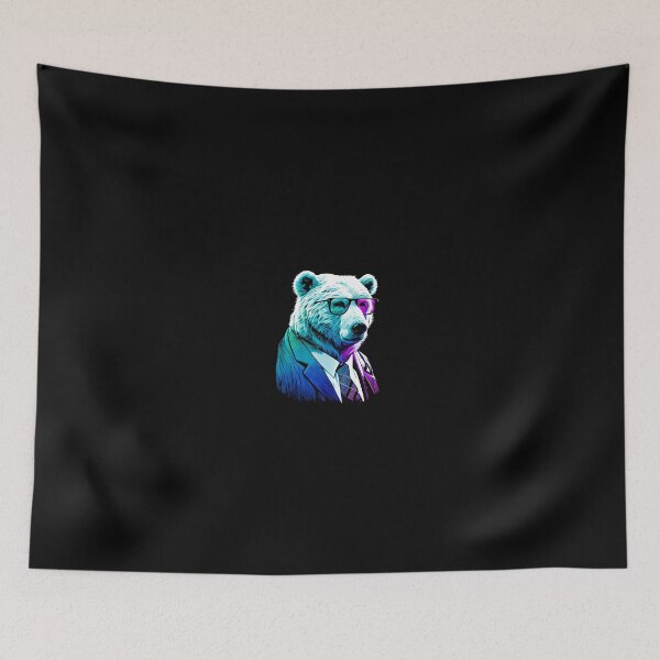 Item preview, friendly boss bear with sunglasses on designed and sold by ArtificialGenes.