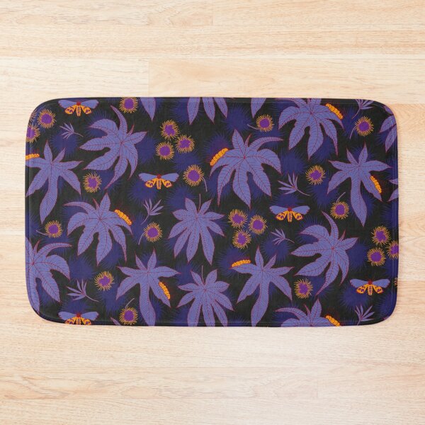 Item preview, ricinus and moths - violet designed and sold by kobyakov.
