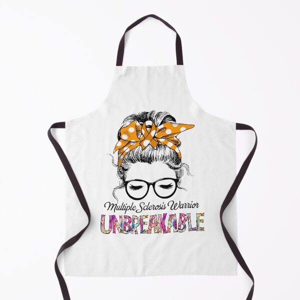 Item preview, Multiple Sclerosis Warrior - UNBREAKABLE - Multiple Sclerosis Ribbon designed and sold by Tifrop.