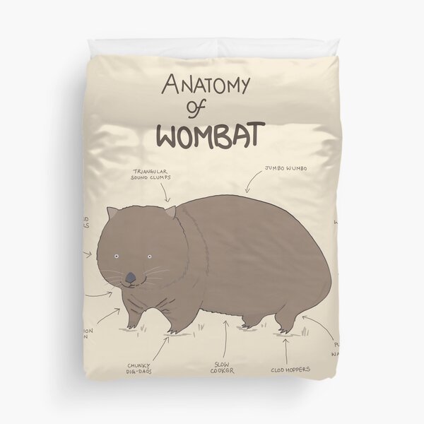 Vista previa del artículo con la obra «anatomía del wombat», diseñado y vendido por BHAVANI REDDY.