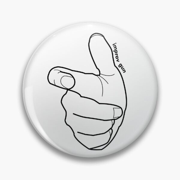 Item preview, Improv gun (front) designed and sold by nojokesimprov.