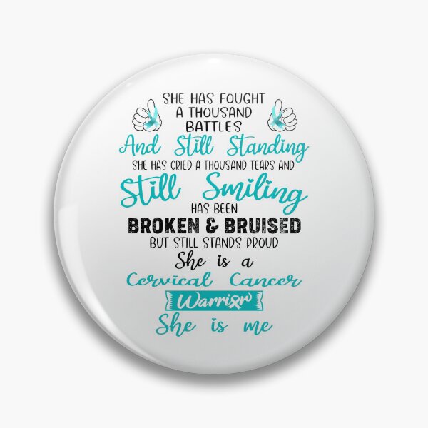 Item preview, Cervical Cancer Warrior SHE IS ME - Support Cervical Cancer Fighter Gifts designed and sold by Berriosly.