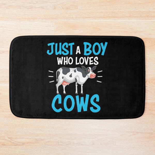 Item preview, Just a Boy Who Loves Cows - Funny Cow Lovers Gift designed and sold by Creative Angel.