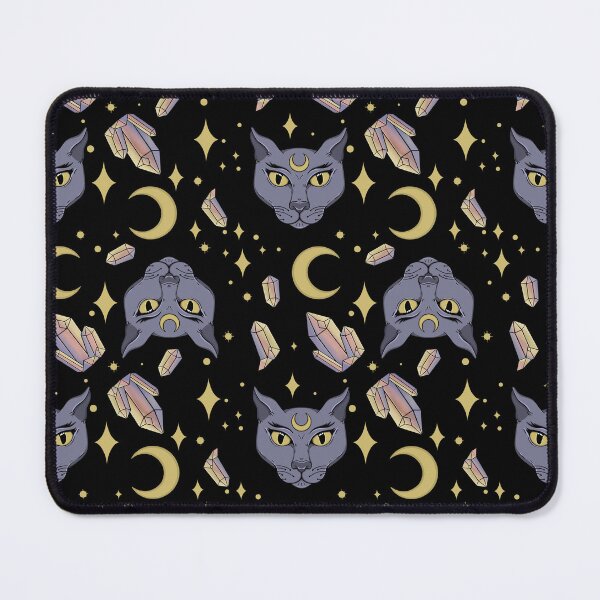 Item preview, Mystical Cat Pattern designed and sold by Sugar Serpent.