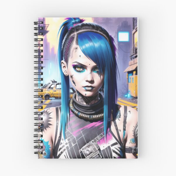 Item preview, Inkpunk girl artwork 46 designed and sold by PunkerLazar.
