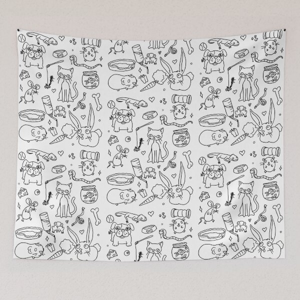Item preview, Pets Coloring Page designed and sold by plotDriving-NPC.