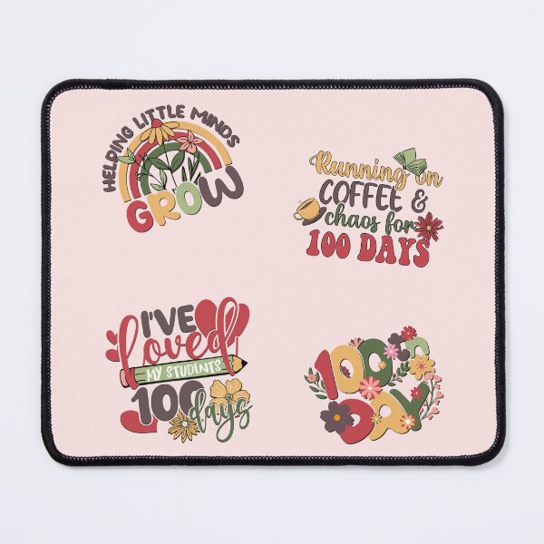 Item preview, Level Completed 100 Days Of School Stickers Pack designed and sold by Yourfavshop600.