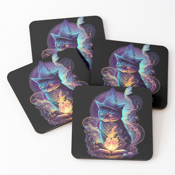 Item preview, Arcane-Flame Cat designed and sold by 9LivesCats.