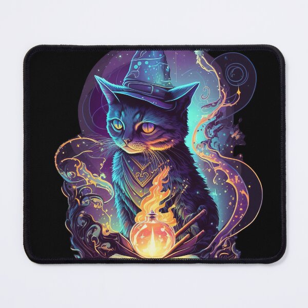Item preview, Arcane-Flame Cat designed and sold by 9LivesCats.