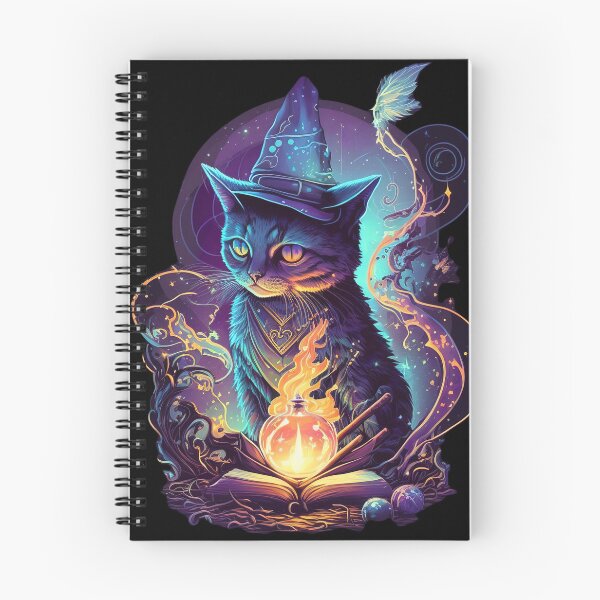 Item preview, Arcane-Flame Cat designed and sold by 9LivesCats.