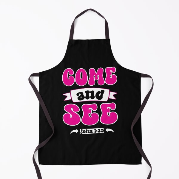 Item preview, COME AND SEE JOHN 1:39 CHRISTIAN JESUS WORDS designed and sold by ittybittyowl.
