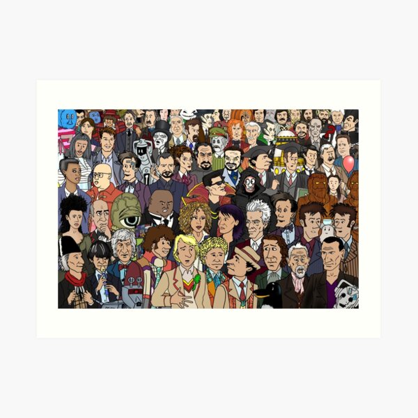 In Print Cast Art Print