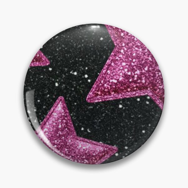 Item preview, Shiny black & pink stars designed and sold by nataliabrito.