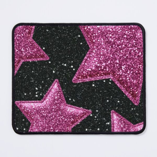 Item preview, Shiny black & pink stars designed and sold by nataliabrito.