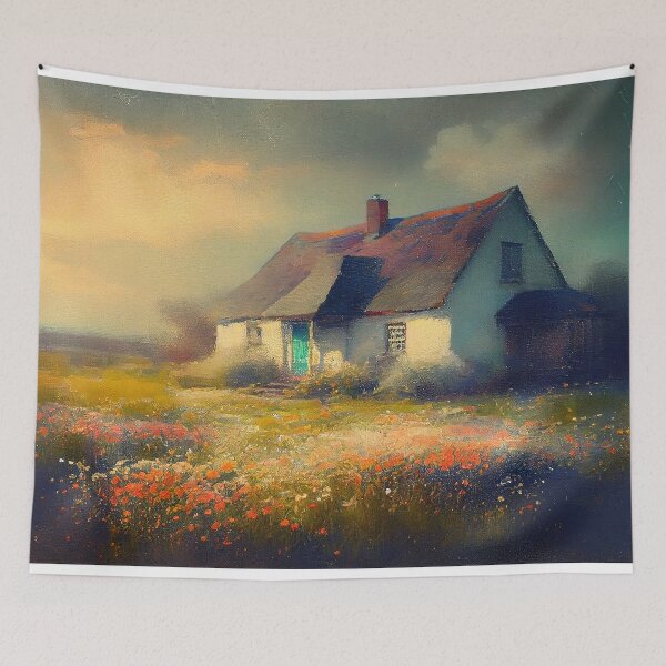 Item preview, Cottage in the field of roses 2 designed and sold by Laguardia3D.