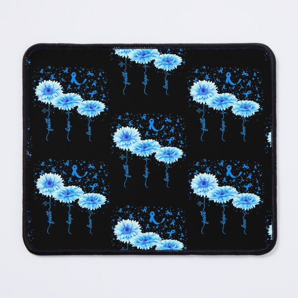 Item preview, Faith Hope Love Blue Daisy Flower Colon Cancer Cancer designed and sold by Melanies16.