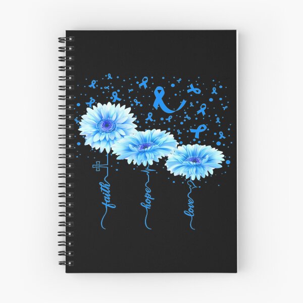 Item preview, Faith Hope Love Blue Daisy Flower Colon Cancer Cancer designed and sold by Melanies16.