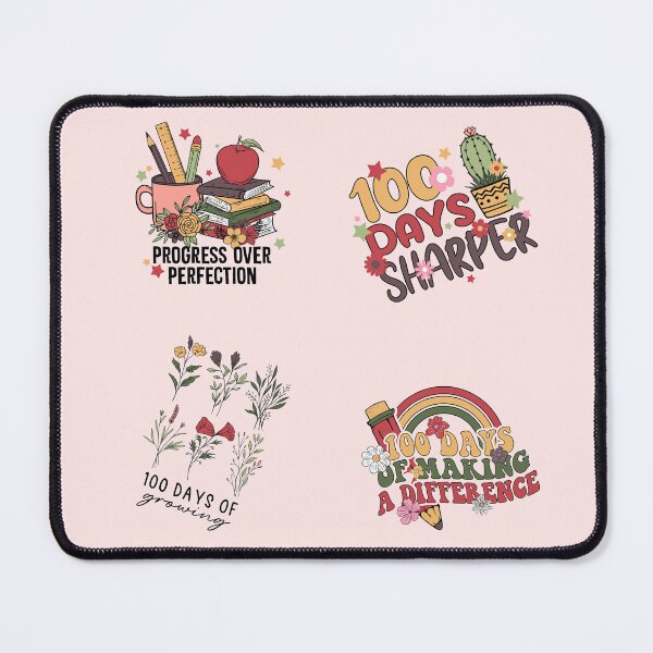 Item preview, Level Completed 100 Days Of School Stickers Pack designed and sold by Yourfavshop600.
