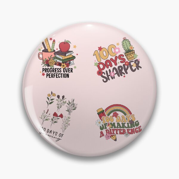 Item preview, Level Completed 100 Days Of School Stickers Pack designed and sold by Yourfavshop600.