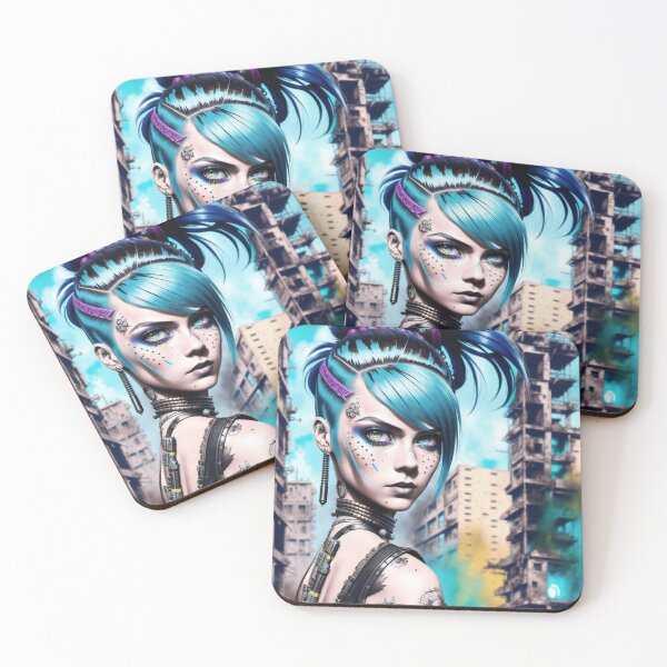 Item preview, Inkpunk girl artwork 48 designed and sold by PunkerLazar.