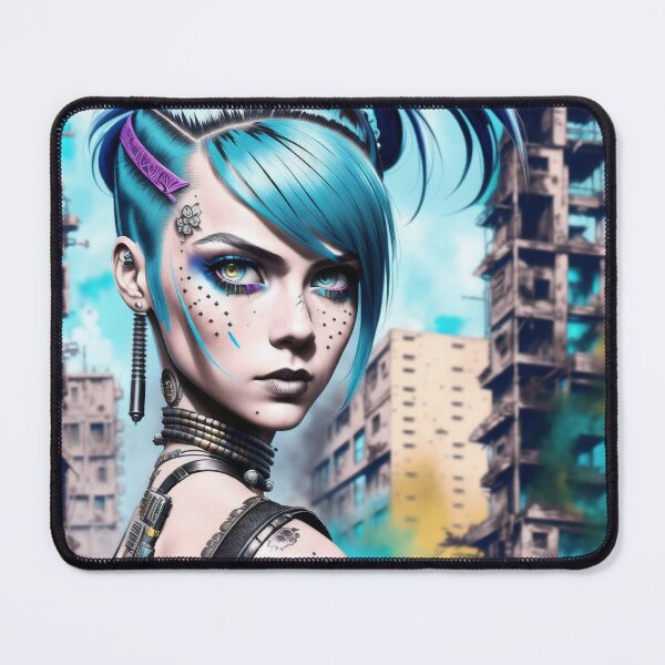 Item preview, Inkpunk girl artwork 48 designed and sold by PunkerLazar.