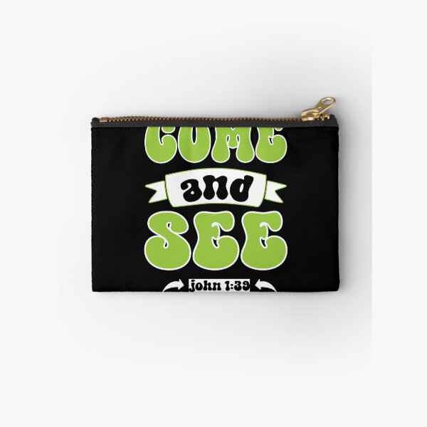 Item preview, COME AND SEE JOHN 1:39 CHRISTIAN JESUS WORDS designed and sold by ittybittyowl.