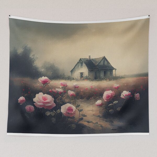 Item preview, Cottage in the field of roses 4 designed and sold by Laguardia3D.