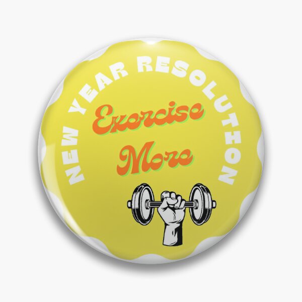 Item preview, New Year Resolution - Exercise more designed and sold by aywchen.