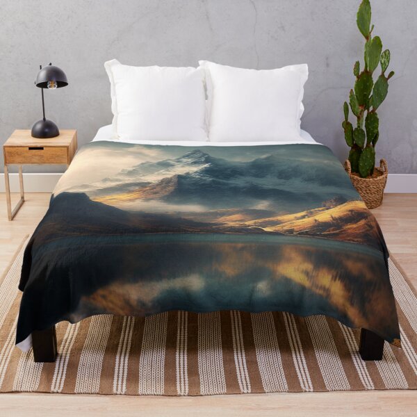 Item preview, Misty Mountain Lake  designed and sold by UbeeU-Pixels.