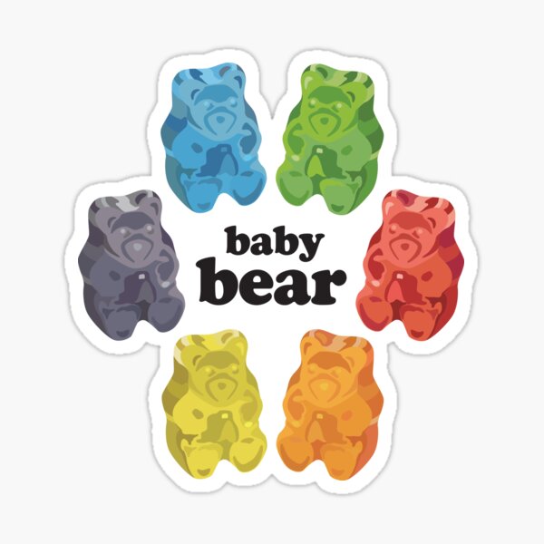 "Baby Bear" Sticker for Sale by jeffjones Redbubble