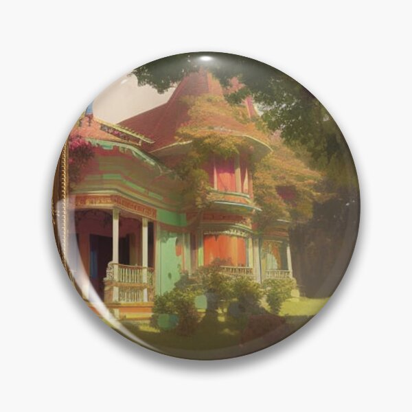 Item preview, Colorful Early Colonial House 4 designed and sold by AdaptiveReuse.