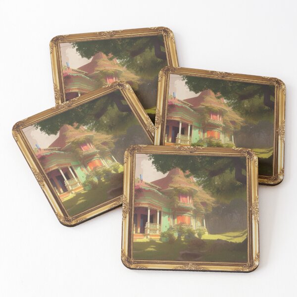 Item preview, Colorful Early Colonial House 4 designed and sold by AdaptiveReuse.