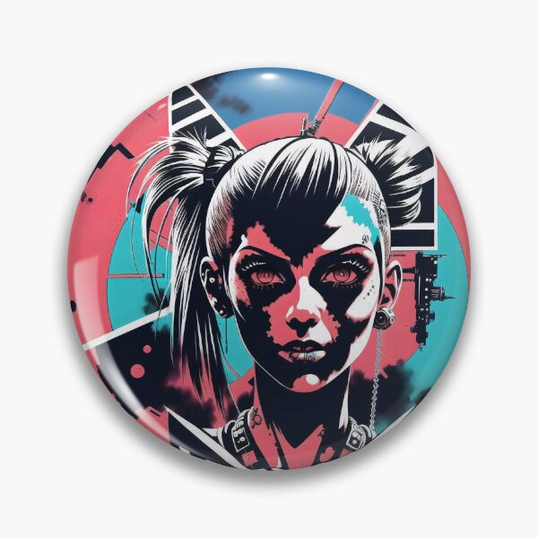 Item preview, Inkpunk girl artwork 50 designed and sold by PunkerLazar.