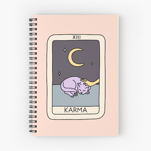 Artikelvorschau, Karma ist eine Katzen-Tarotkarte entworfen und verkauft von reagsrush.
