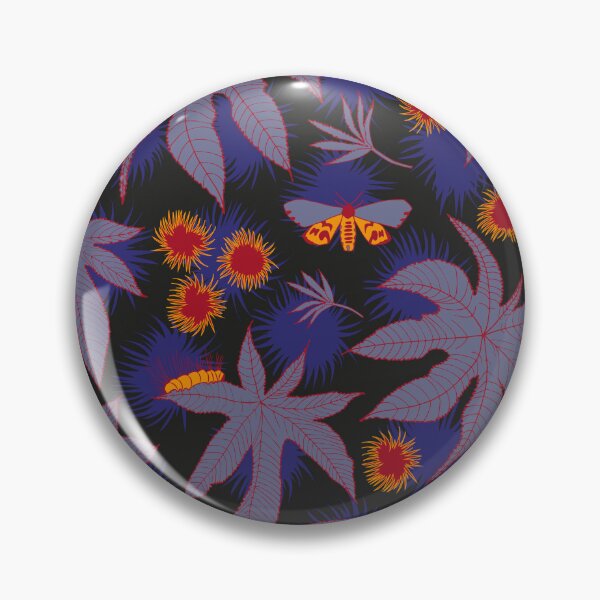 Item preview, ricinus and moths - purple designed and sold by kobyakov.
