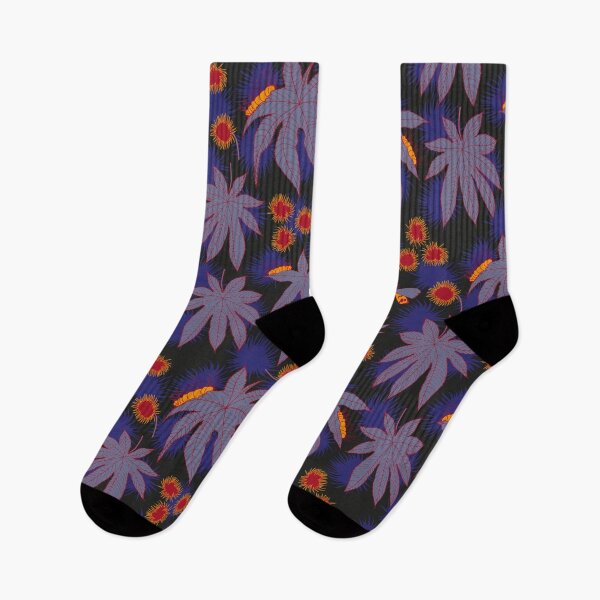 Item preview, ricinus and moths - purple designed and sold by kobyakov.