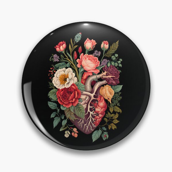 Item preview, Anatomical Heart Floral Heart designed and sold by Oussamamehenni.