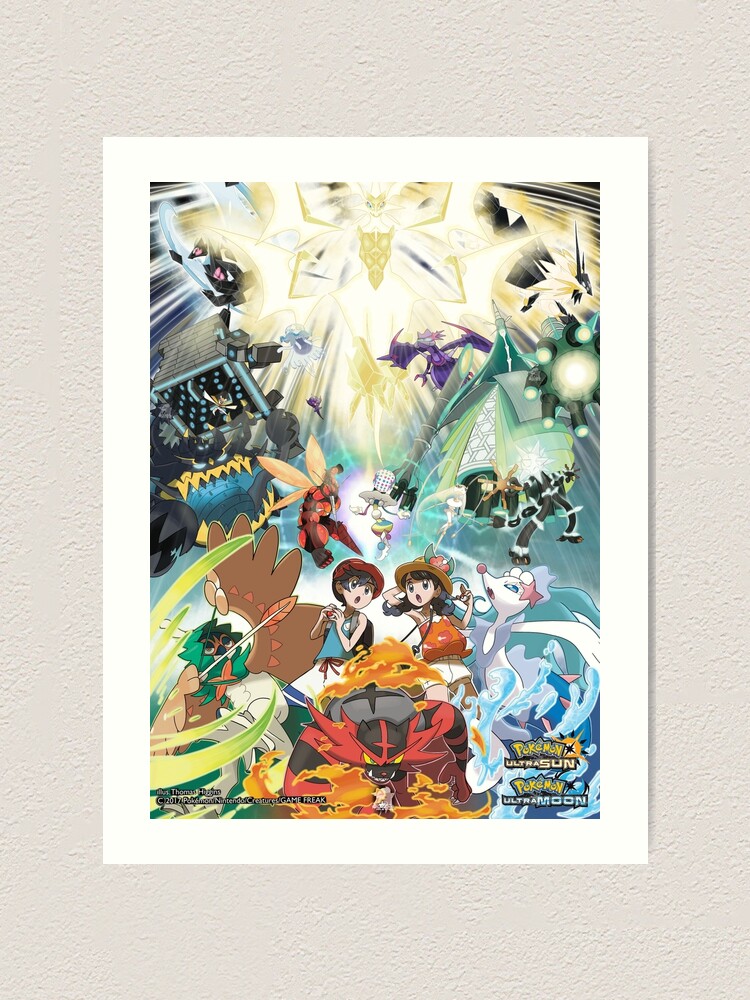 Pokemon Ultra Sun And Moon Art Print By Tails Redbubble