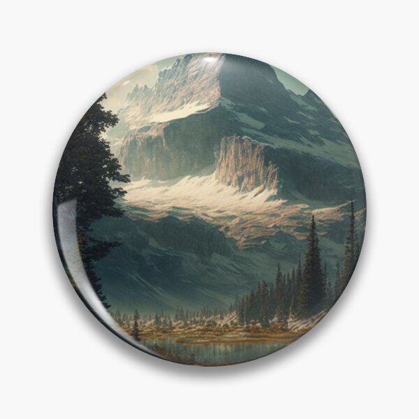Item preview, bosque montaña arte designed and sold by UbeeU-Pixels.