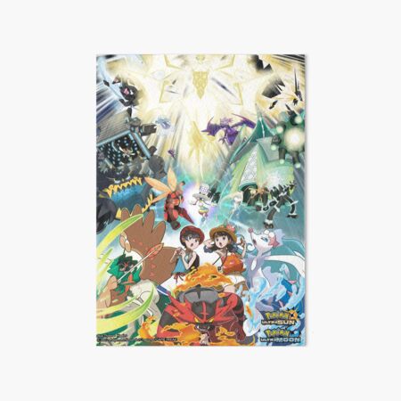 Pokemon Ultra Soleil et Lune Impression rigide