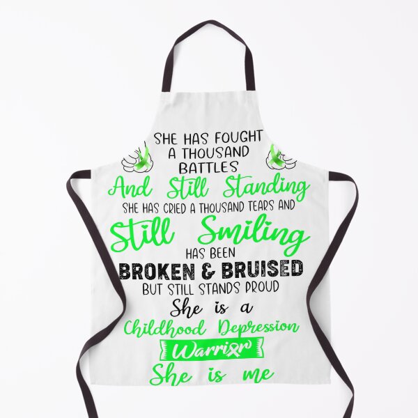Item preview, Childhood Depression Warrior SHE IS ME - Support Childhood Depression Fighter Gifts designed and sold by Berriosly.