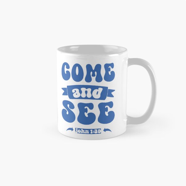 Item preview, COME AND SEE JOHN 1:39 CHRISTIAN JESUS WORDS designed and sold by ittybittyowl.